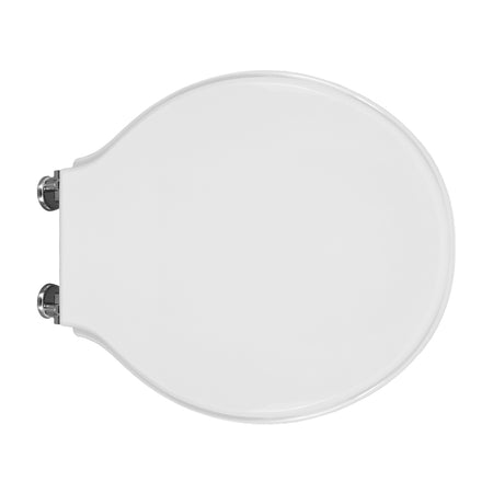 Sedile Wc Senesi Per Vaso Lutezia Forma 2- Bianco - Cerniere A Passanti- Cw- Pezzi 1