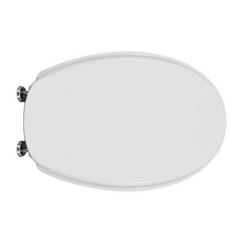 Sedile Wc Per Tenax Vaso Ariete Forma 1- Bianco - Cerniere A Passanti- Cw- Pezzi 1