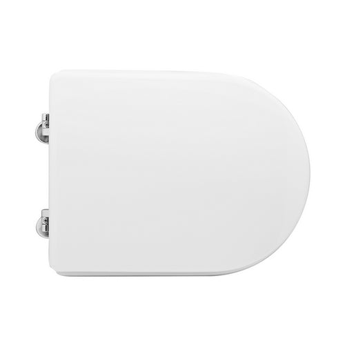 Sedile Wc Per Vincenti Vaso Tipo Forma 7- Bianco - Cerniere A Passanti- Cw- Pezzi 1
