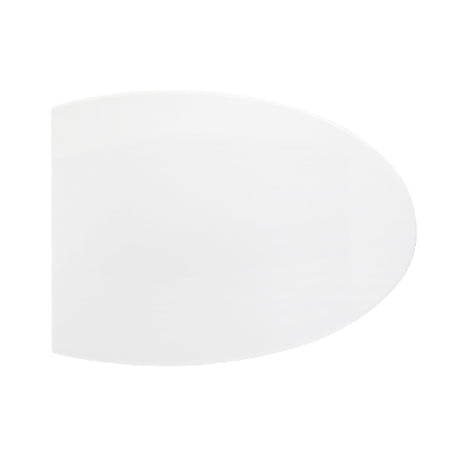 Sedile Wc In Termoindurente Disegno Ceramica Ovo Forma 4- Bianco - Soft Close- Cw- Pezzi 1