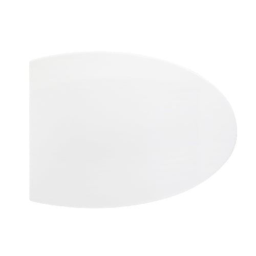 Sedile Wc In Termoindurente Disegno Ceramica Ovo Forma 4- Bianco - Soft Close- Cw- Pezzi 1