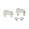Kit Paracolpi Per Sedile Conca E Ydra Carrara E Matta- Bianco- Bemis- Pezzi 1