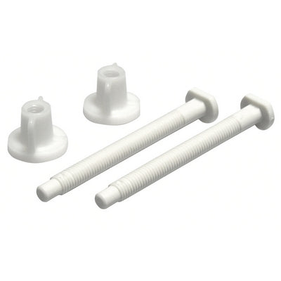 Coppia Viti + Galletti Per Sedile Wc Etna- Bianco- Cr- Pezzi 1