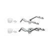 Cerniere Copriwater Clio- Cromo- Dh- Pezzi 1