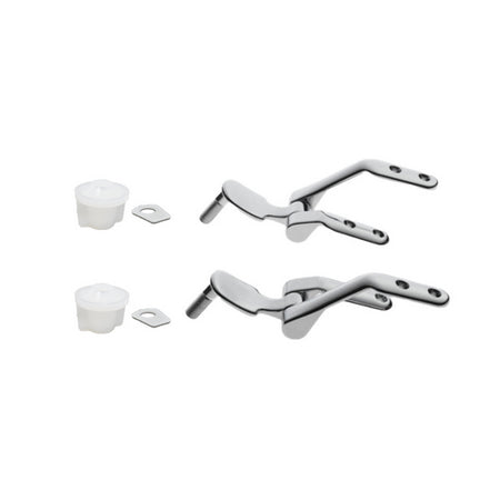 Cerniere Copriwater Clio- Cromo- Dh- Pezzi 1
