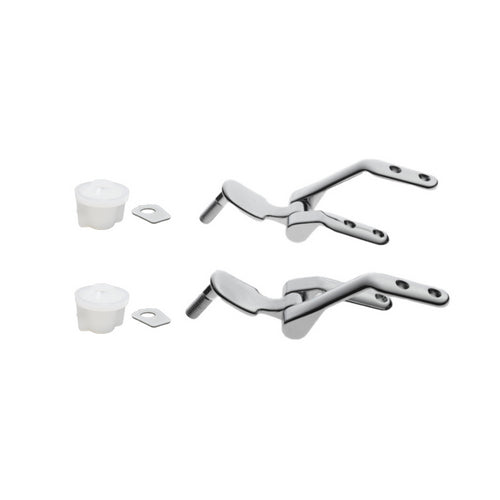 Cerniere Copriwater Clio- Cromo- Dh- Pezzi 1