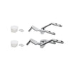 Cerniere Copriwater Clio- Cromo- Dh- Pezzi 1
