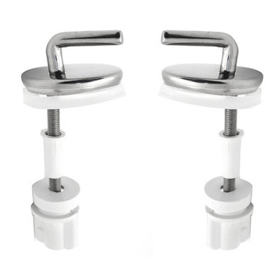 Cerniera Singola Regolabile Passante In Acciaio Inox- Cromo- Dh- Pezzi 1