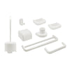 Set Bagno 8 Pezzi Serie Imma Modello New- Bianco- Dh- Pezzi 1
