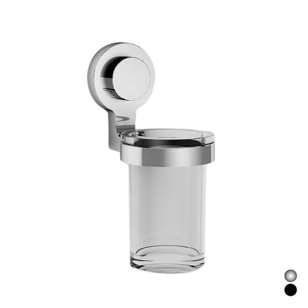 Porta Bicchiere Kissy- Cromo Cm 7,6 X H.17,8 X 12- Koemo- Pezzi 1