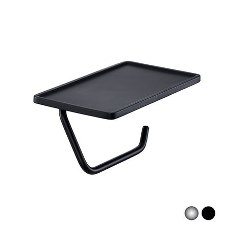 Porta Rotolo Smart Base Appoggio- Nero Opaco- Dhimp- Pezzi 1