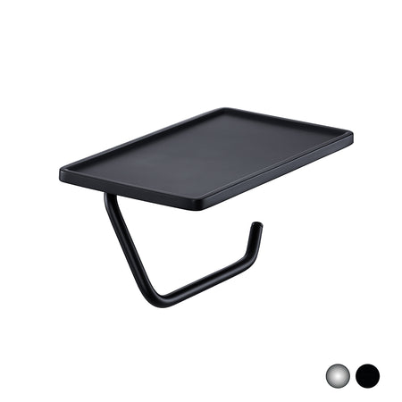 Porta Rotolo Smart Base Appoggio- Nero Opaco- Dhimp- Pezzi 1