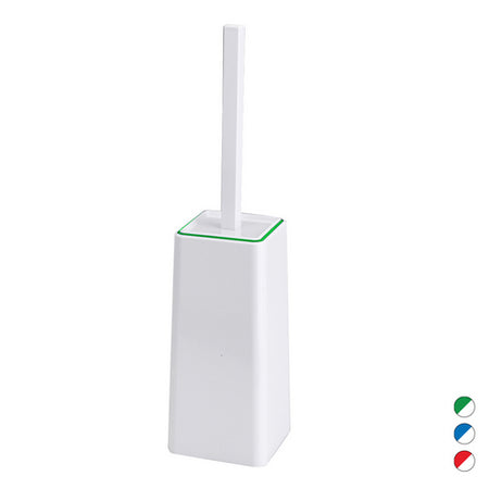 Porta Scopino Da Terra Modello Keope Metaform- Bianco/Rosso- Metaf- Pezzi 1