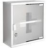 Armadietto Farmacia Mayday Inox Cromo Metaform- Cm 27 X H. 28.5 X 12- Metaf- Pezzi 1