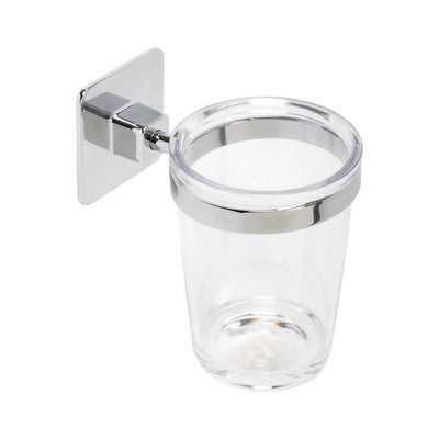 Porta Spazzolini Mod. Cold Wind- Cromo Cm 7,3 X H.11,5 X 10,4- Metaf- Pezzi 1