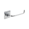 Porta Rotolo Carta Aperto Mod. Cold Wind- Cromo Cm 15 X H.5,3 X 5,5- Metaf- Pezzi 1