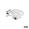 Porta Sapone Mod. Hotel Maison- Spazzolato Cm 11 X H.5,5 X13,5- Metaf- Pezzi 1