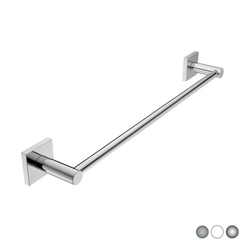 Porta Asciugamani Mod. Hotel Maison- Bianco Cm 30 X H.5 X 7,4- Metaf- Pezzi 1