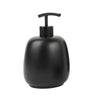 Dispenser Afra- Nero Opaco D. 10,5 X H.16,5 Cm- Metaf- Pezzi 1