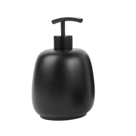 Dispenser Afra- Nero Opaco D. 10,5 X H.16,5 Cm- Metaf- Pezzi 1