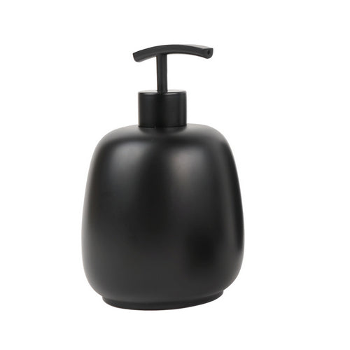 Dispenser Afra- Nero Opaco D. 10,5 X H.16,5 Cm- Metaf- Pezzi 1