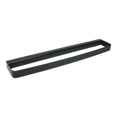 Porta Asciugamani 45 Mod. 25- Nero Cm 45 X H.2,5 X 8- Metaf- Pezzi 1