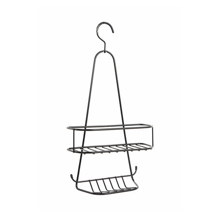 Contenitore Doccia Da Appendere New Chrome Evo- Nero Opaco- Metaf- Pezzi 1