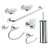 Set Accessori Bagno 8 Pezzi Serie Otto/One- Metaf- Pezzi 1