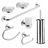 Set Accessori Bagno 8 Pezzi Serie Otto/One- Metaf- Pezzi 1