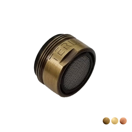 Aeratore In Ottone Con Filtro Maschio 24X1- M 24X1 - Bronzato- Senza- Pezzi 1