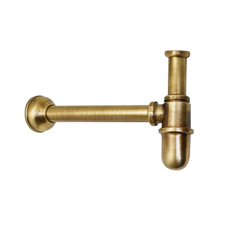 Sifone A Bottiglia Senza Piletta- 11/4 Bronzato- Pb- Pezzi 1