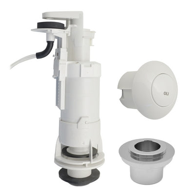 Batteria Di Scarico Per Cassetta Alta Oli Deluxe Con Pulsante- Olive- Pezzi 1