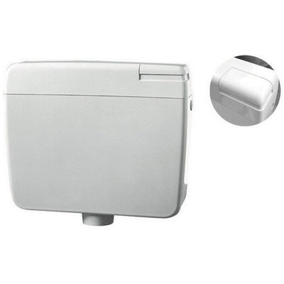 Cassetta Di Scarico Zaino Dianflex Zeta 3 Con Tasto Stop- Bianca - 9Lt- Cr- Pezzi 1