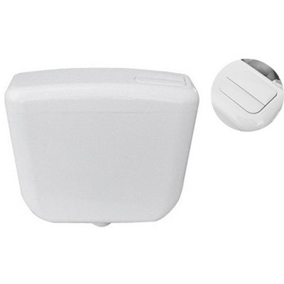 Cassetta Scarico Dianflex A Zaino Con Doppio Pulsante Eco- Bianca. 3-6 Lt- Cr- Pezzi 1