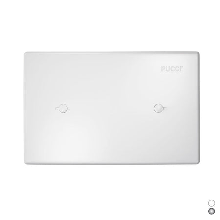 Placca Di Copertura Per Cassetta Incasso Pucci Pneu Mod.2011- Bianca- Pucci- Pezzi 1
