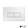 Placca Per Cassetta Incasso Pucci Eco 2 Pulsanti Linea Mod.2014- Cromo-Satinata- Pucci- Pezzi 1