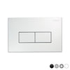 Placca Per Cassetta Incasso Pucci Eco 2 Pulsanti Linea Mod.2014- Cromo-Satinata- Pucci- Pezzi 1
