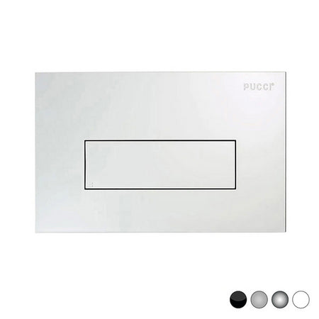 Placca Per Cassetta Pucci Sara Linea Mod. 2014- Cromo-Satinata- Pucci- Pezzi 1