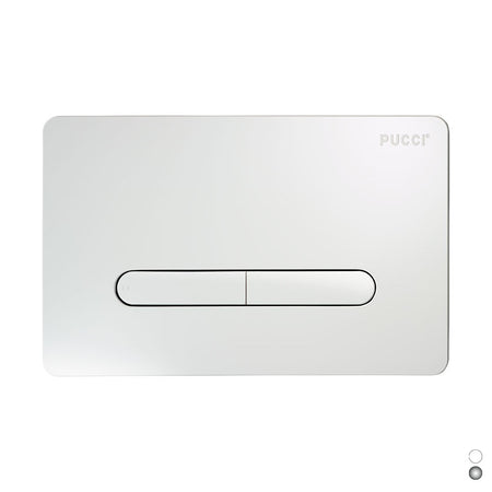 Placca Per Cassetta Pucci Eco Tratto Linea Mod. 2014- Cromo- Pucci- Pezzi 1