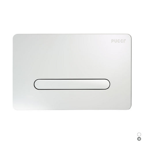 Placca Per Cassetta Pucci Sara Tratto Linea Mod. 2014- Cromo- Pucci- Pezzi 1