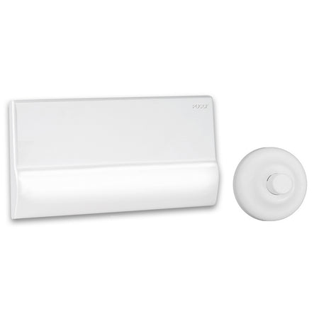 Placca Con Rosone + Bottone + Prolunga- Bianca- Pucci- Pezzi 1