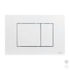 Placca Doppio Scarico Metis- Cromo Lucido- Fluid- Pezzi 1