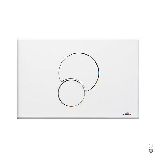 Placca Modello Fidia Duo 2018- Cromo- Karib- Pezzi 1