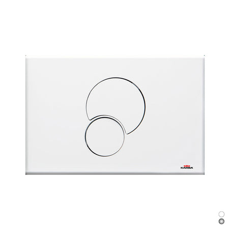 Placca Modello Fidia Duo 2018- Cromo- Karib- Pezzi 1