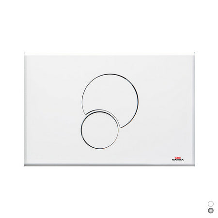 Placca Modello Fidia Duo 2018- Satinata- Karib- Pezzi 1