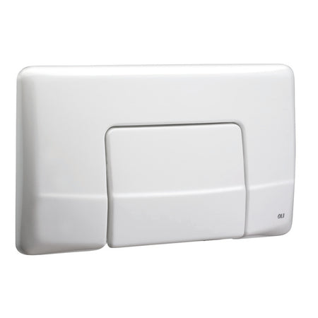 Placca 1 Scarico Per Cassetta Diamante E Giada- Bianca- Olive- Pezzi 1