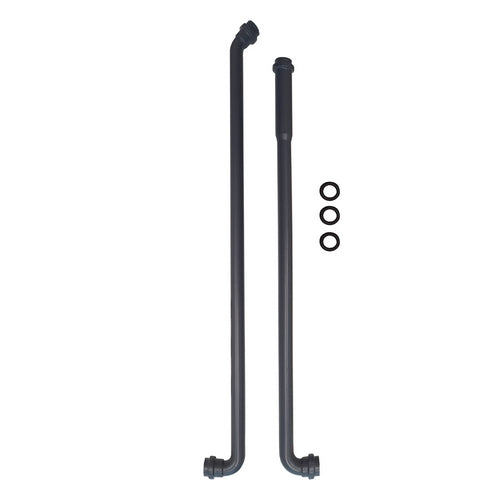 2 Pz Tubi Da Incasso Per Cassetta Alta Con Or- Diam. 30- Cr- Pezzi 1