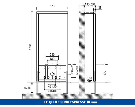 Telaio Staffa Bidet Sospeso Con Kit Di Montaggio- Pucci- Pezzi 1