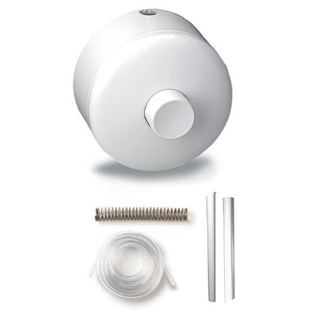 Pulsante Pneu A Parete Per Montaggio Esterno- Cromo- Pucci- Pezzi 1