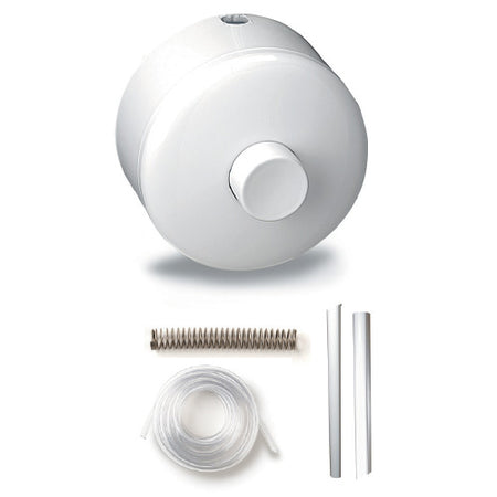 Pulsante Pneu A Parete Per Montaggio Esterno- Cromo- Pucci- Pezzi 1